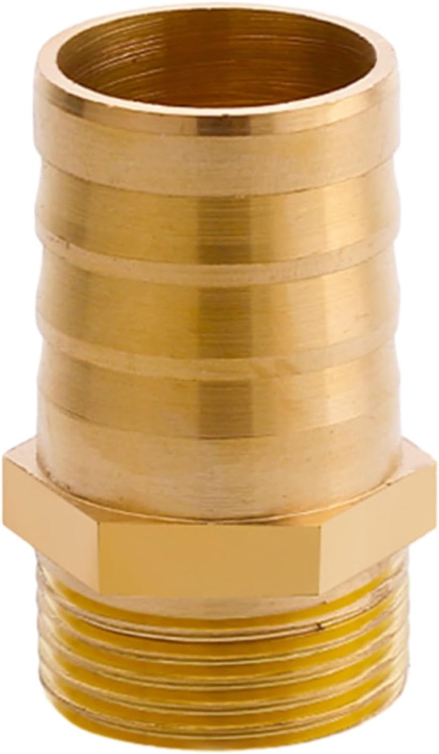 Messing 3/4 inch slangkoppeling, buitendraad metalen splitter reparateur weerhaak splitter reparateur connector - Luxento
