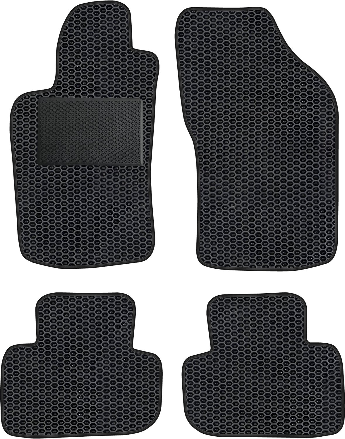EVA AL004 Serie - Autovloermatten Set - Geschikt voor Alfa Romeo GT 147 2000-2010 - Met Extra Versteviging