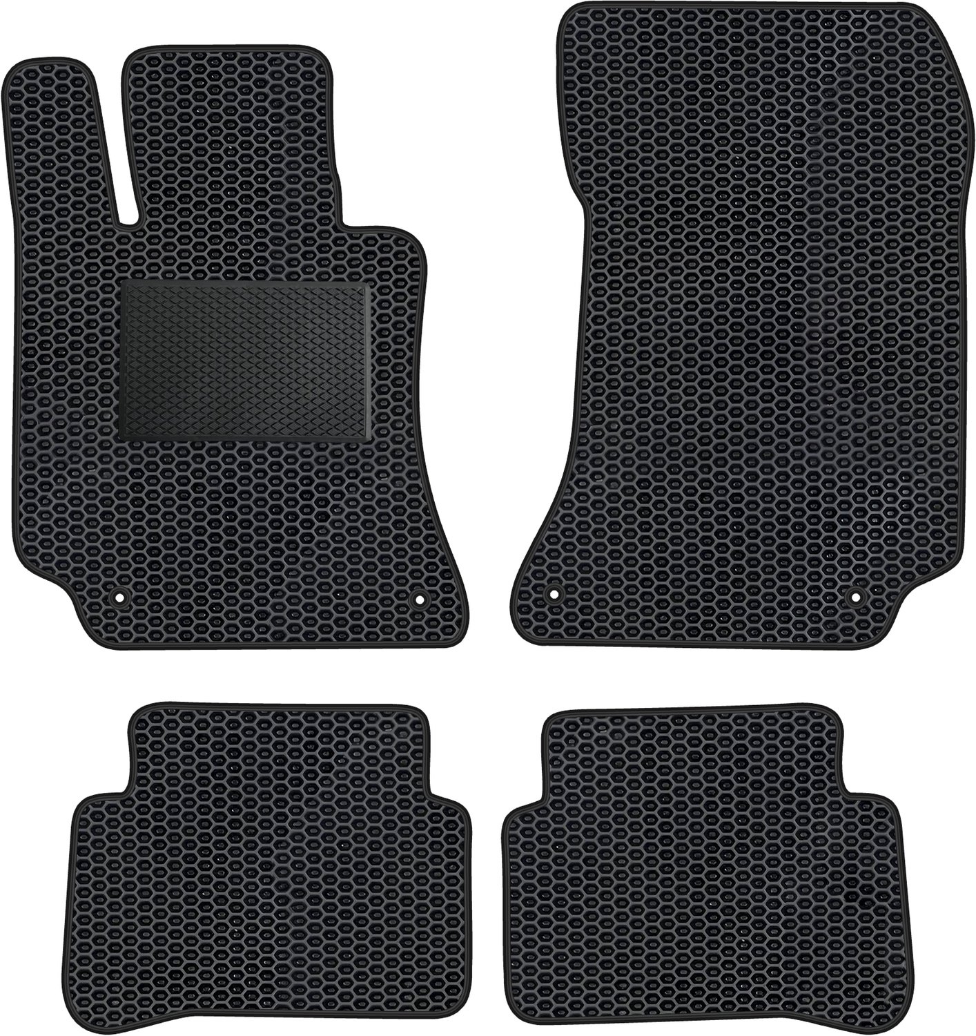 ME054_EVA_POD - Compleet Set Auto Vloermatten - EVA - Gevoerd - Geschikt voor Mercedes-Benz E-Klasse 4-matic W212 2009-2016