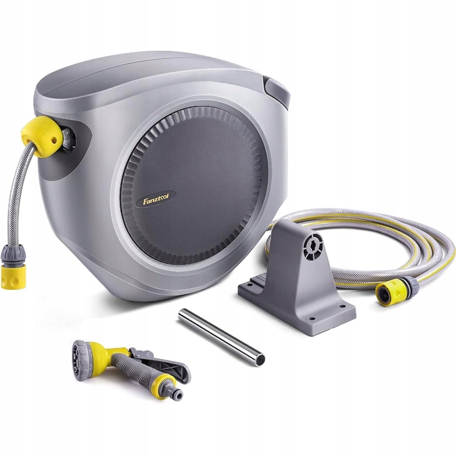 FANZTOOL Slanghaspel Set 35m met Wandhouder