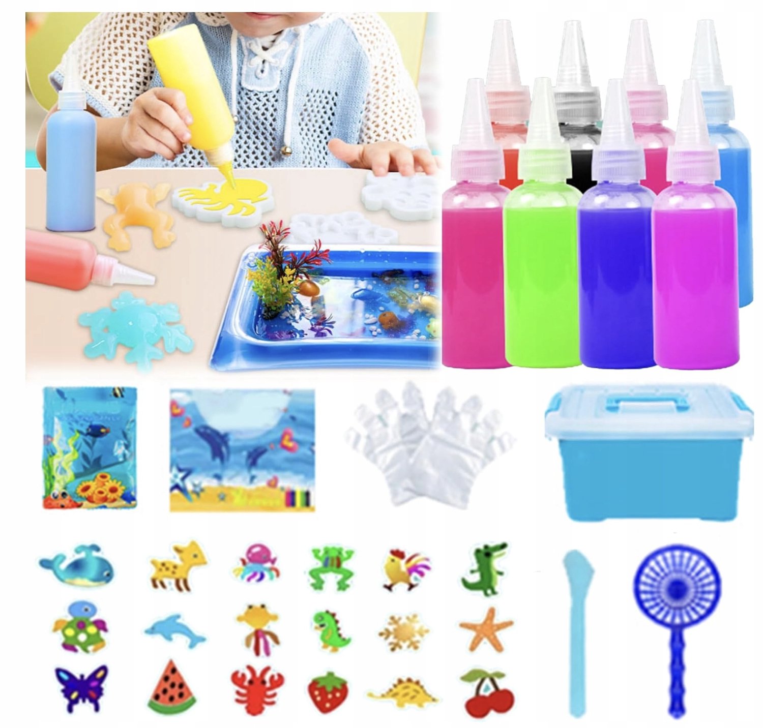 Sanlebi Aqua Fairy Magische Water Gel Set - DIY Creatieve Speelgoed