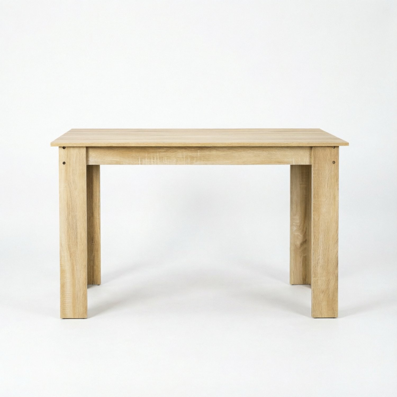SONNENH Rechthoekige eettafel voor 4-6 personen - Spaanplaat met eikenlook - 120 x 69 x 75 cm