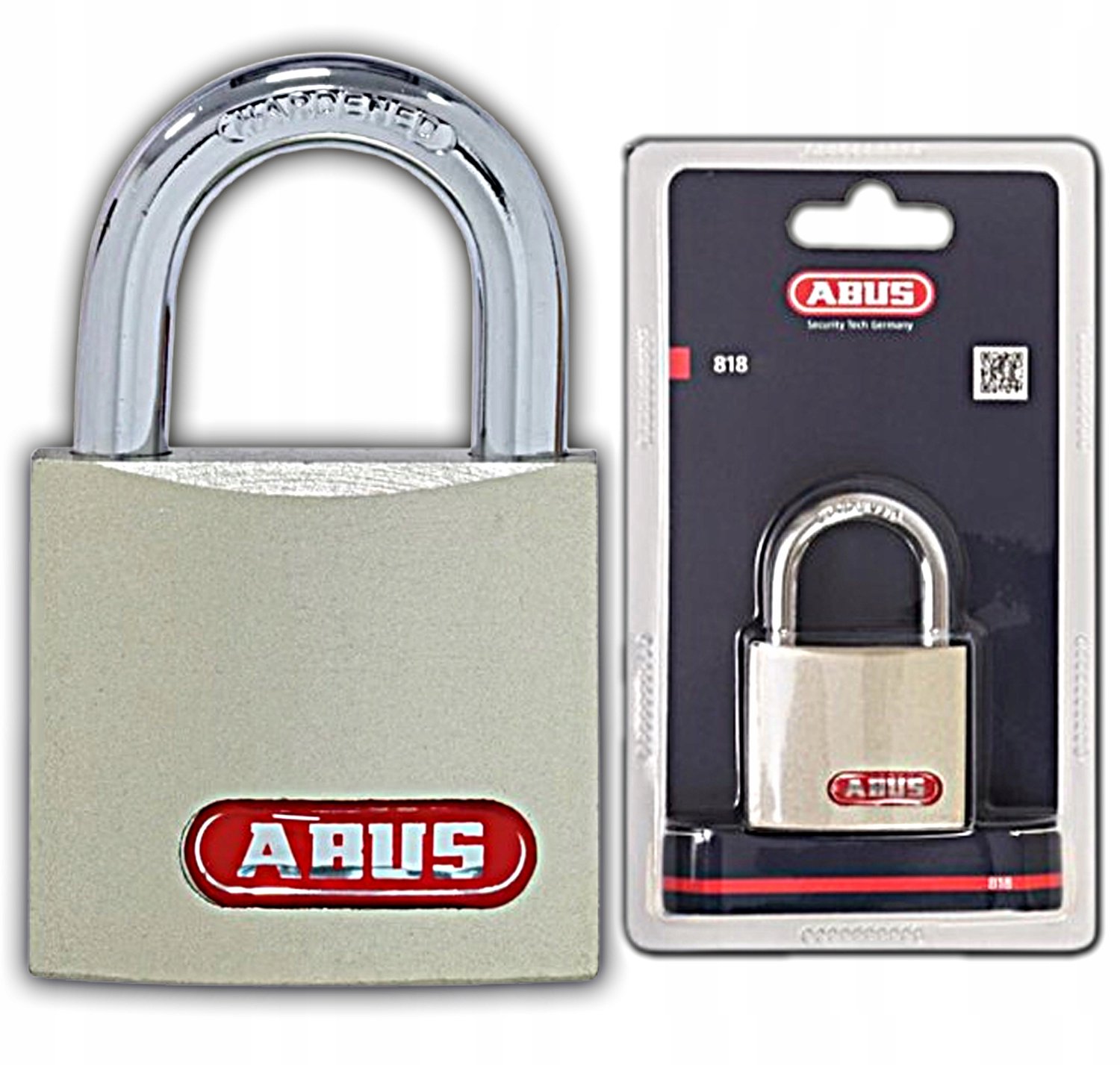 ABUS 818 Stalen Beugelhangslot - 40mm, 3 Sleutels