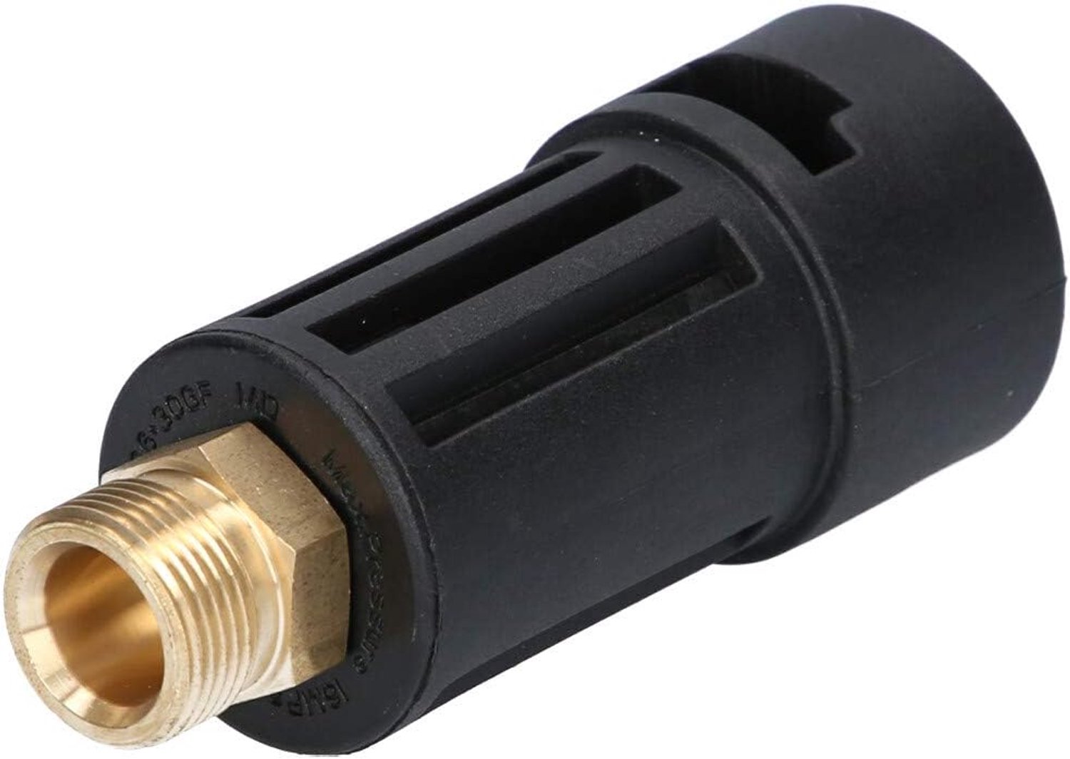 SnelShoppen - McFilter Bayonet Adapter voor Kärcher K Hobby Accessoires op Kränzle M22 Hogedrukreiniger, Zwart, M22 Mannetje, Voor Tuin en Buiten