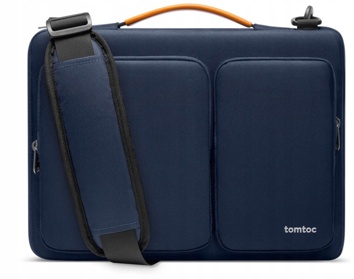 Tomtoc Defender A42 Laptoptas 14 inch - Navy/Oranje