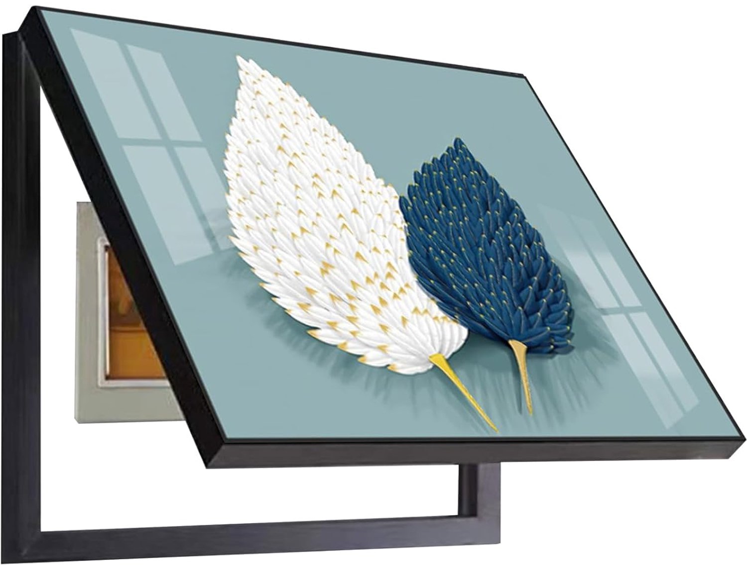 Zekeringkast afdekking 40 x 30 cm verdeelkast decoratieve wandafbeelding decoratieve afdekking voor elektrische - ShopVlot