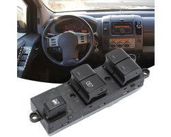 Draaiknop voor Raamregulator en Raamschakelaar (Bestuurderszijde) voor Qashqai, Navara en Pathfinder - Vervangend Onderdeel 25401-BB60B en 25401-BB65B