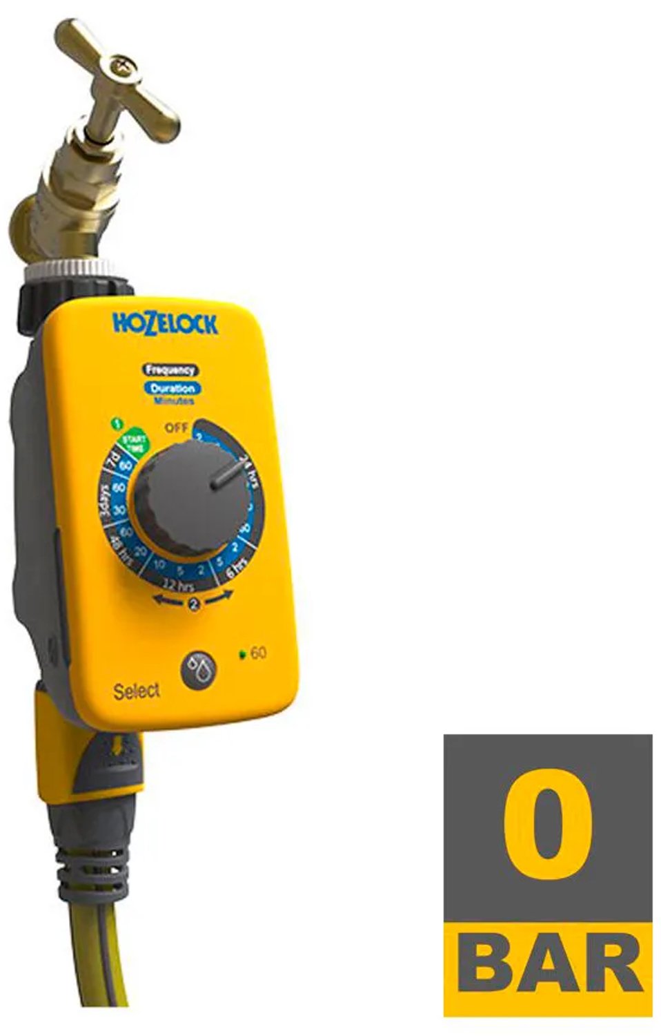 Hozelock Select Controller programmateur d'arrosage jaune