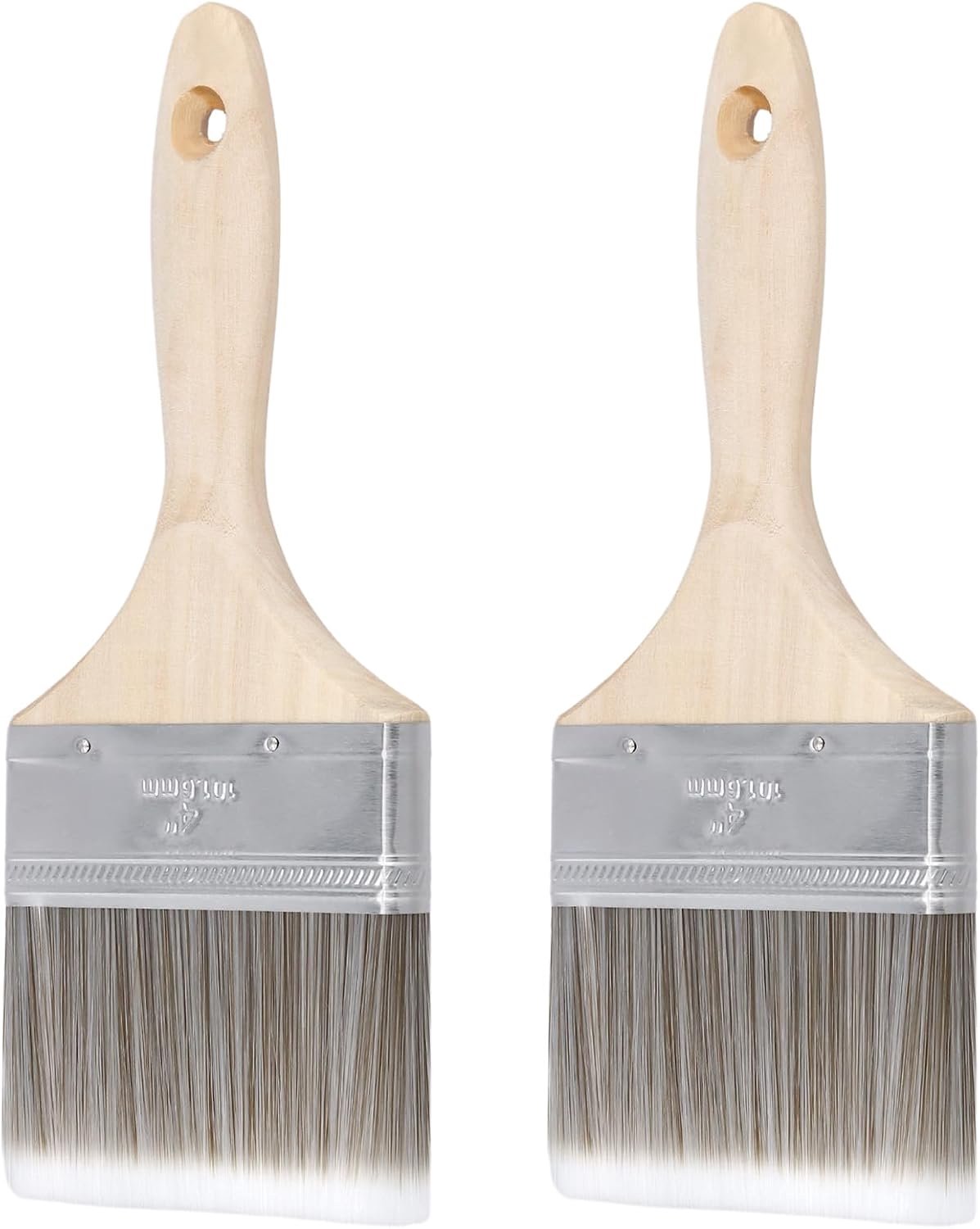 2 stuks 4 inch chippenseel, tekenborstel voor het kleuren van vernisschilderen - Homevero