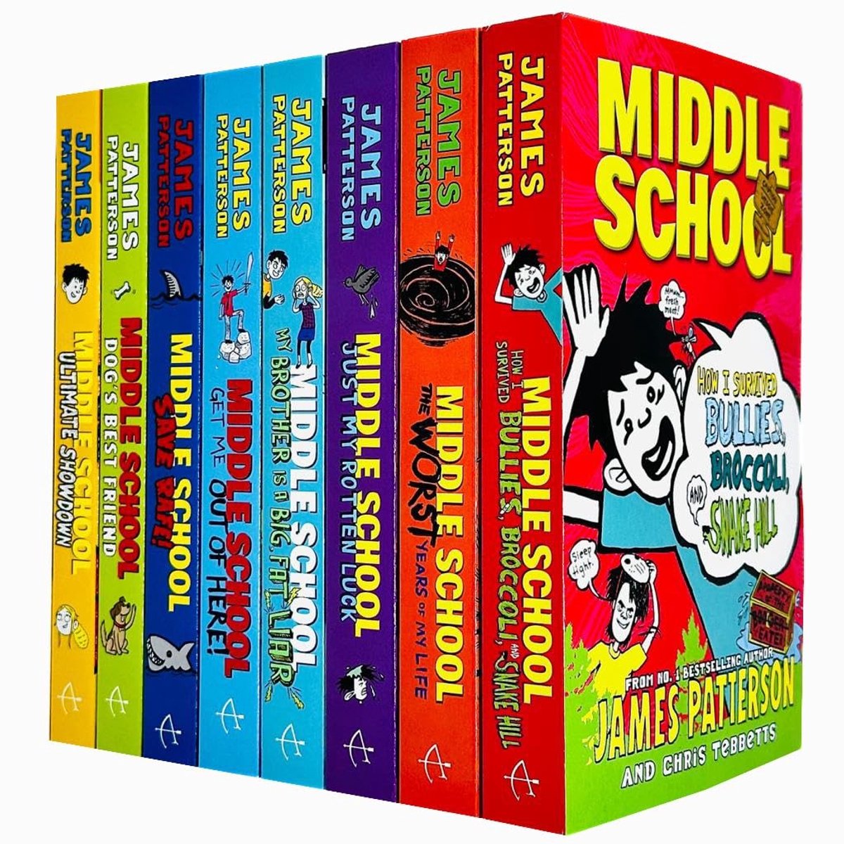 James Patterson Middle School 8 Boeken Collectie Set