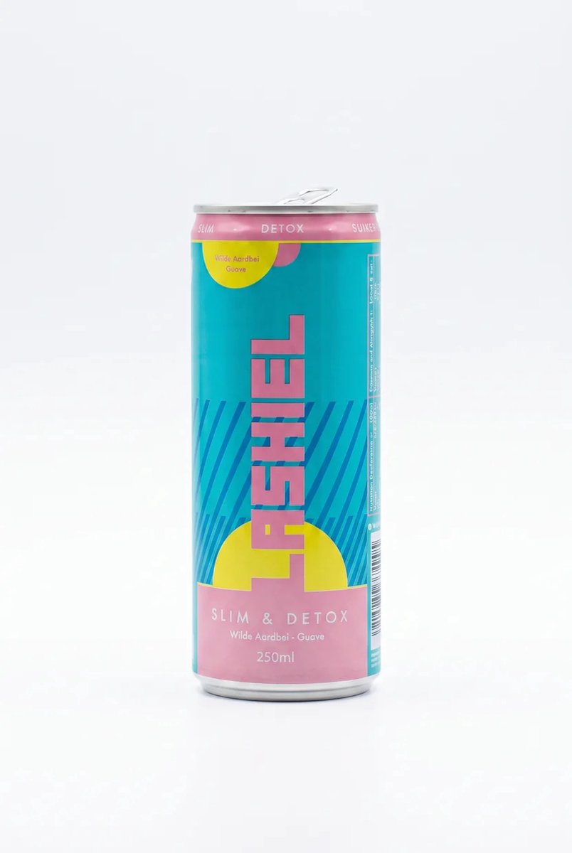 LaShiel Detox suikervrije Frisdrank - Wilde Aardbei & Guave - 24 x 250 ml