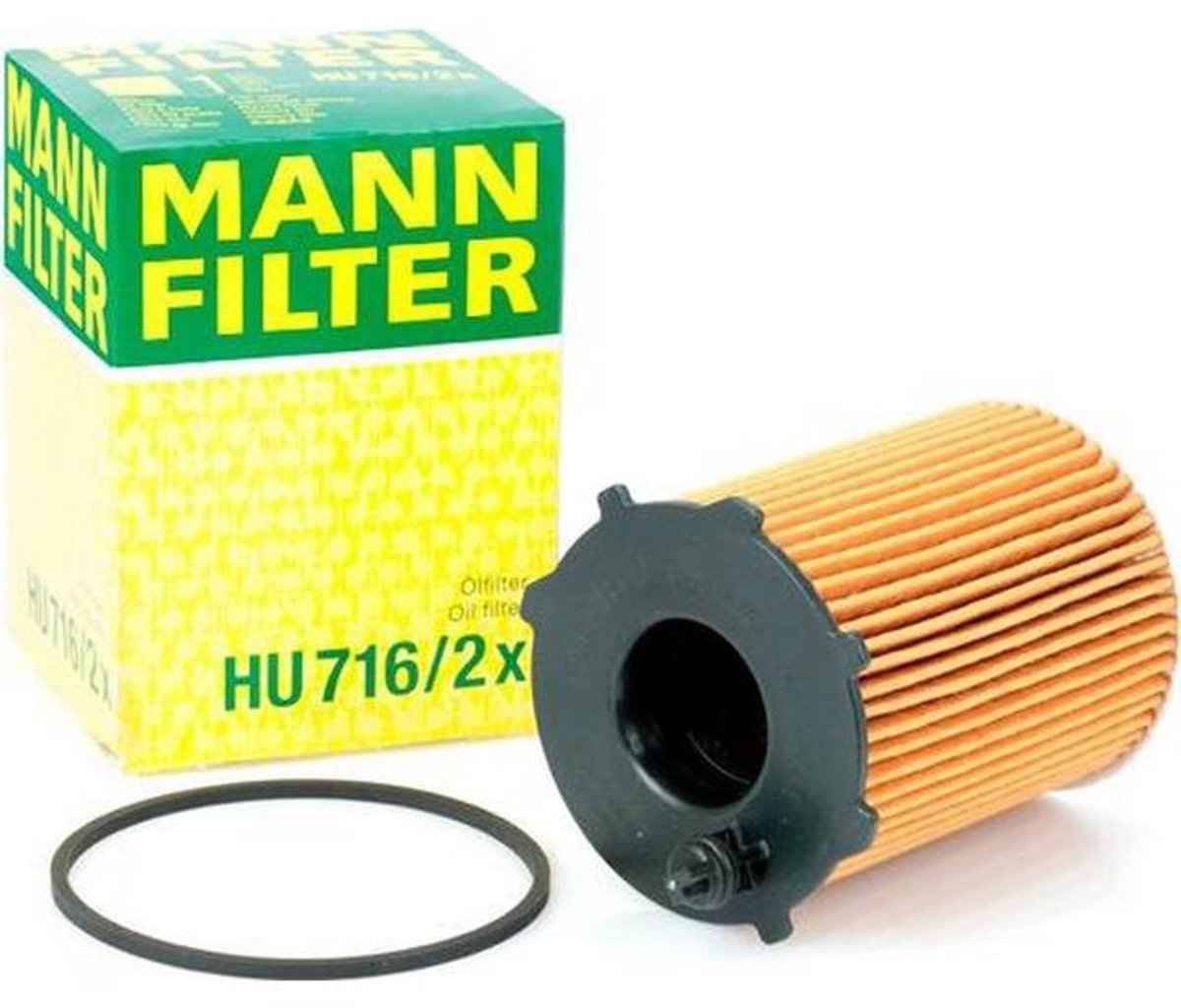 MANN-FILTER HU 716/2 X Oil Filter, Oil filter set with gasket, Gasket set for Cars