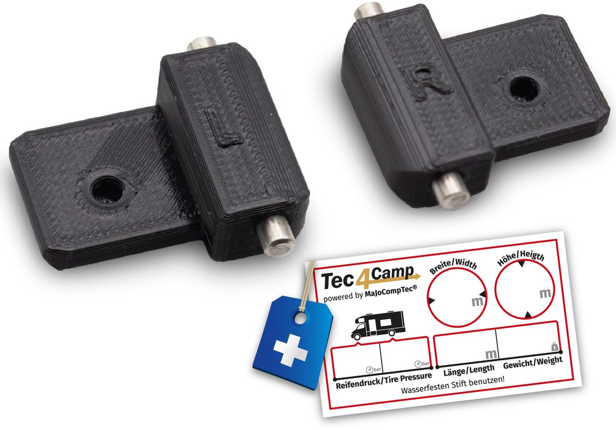 Hinge Head Set voor Motorhome Raam Blackout