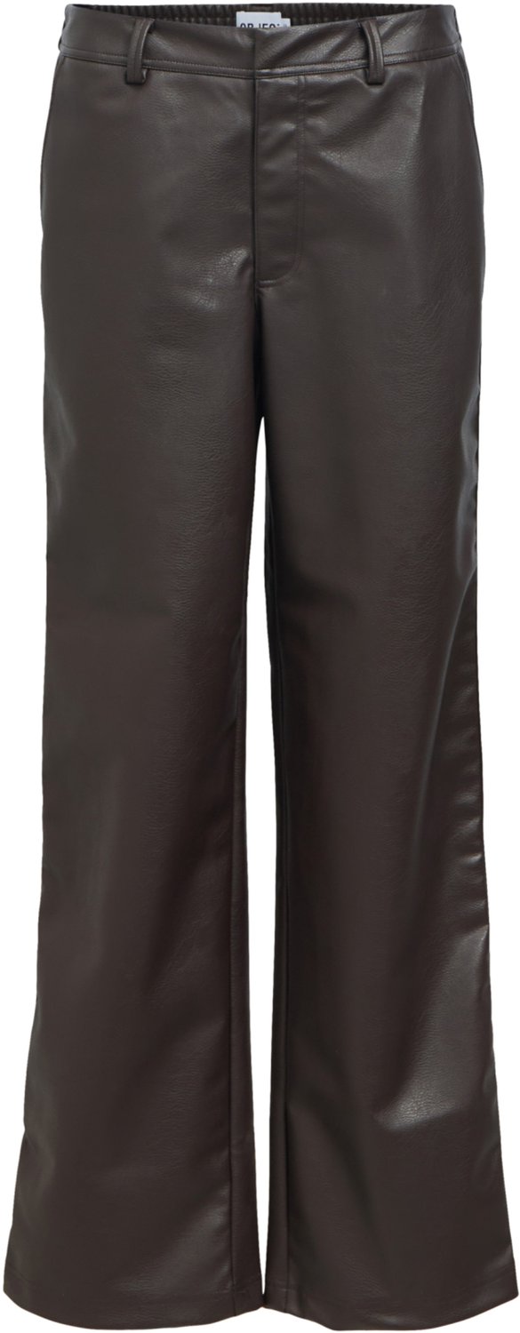 Object Objliva Mw Wide Pants Noos Broeken Dames - Bruin - Maat 34