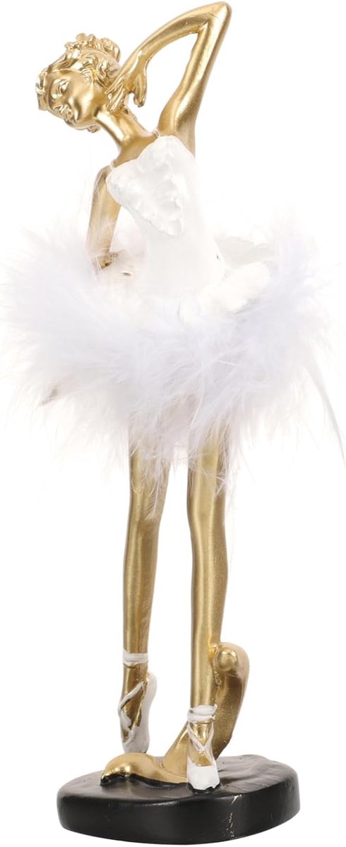 Ballet Girl Resin Figurine Vivid Dancing Ornament For Desktop Home Decor Party Girl Adornment With Bright Color And Fine Craftsmanship