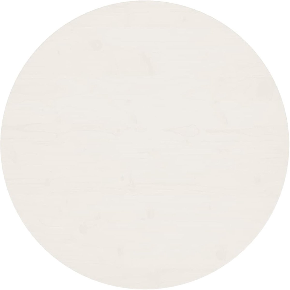 Wit Ø80x2,5 cm massief hout grenen, tafelblad, vervangend tafelblad, meubeltafelaccessoires (SPU: 813656)