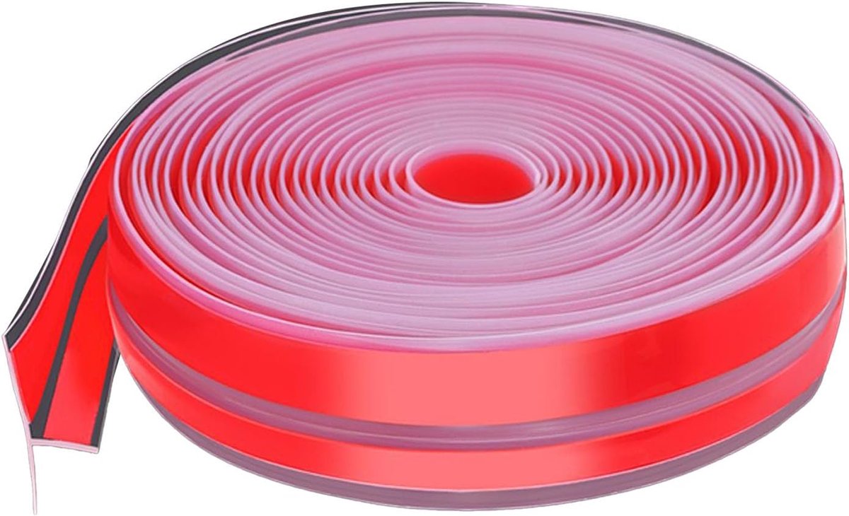 Shaped Door Draft Stopper, Transparent Silicone Seal Strip,Weather Stripping for Doors,Windows,Shower Glass Gaps