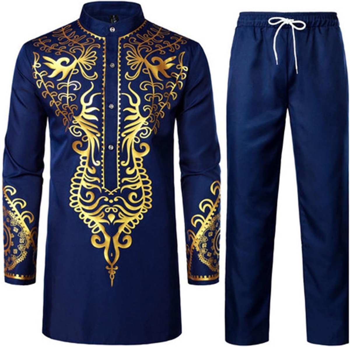 Trainingspak voor heren, 2-delig, joggingbroek, katoen, comfortabel, casual, sport, herfst, elastisch, capuchon, zakken, casual, A3