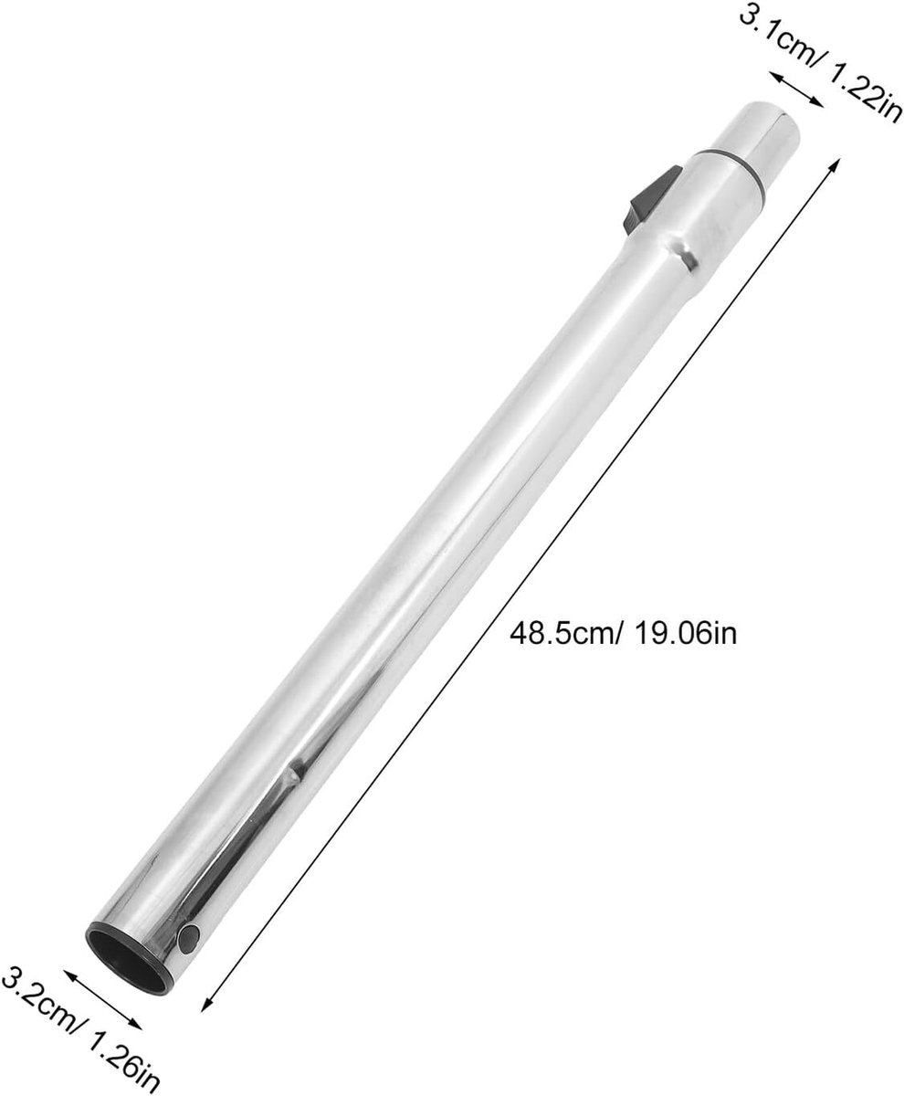 Telescopische Stofzuigerbuis Duurzame Metalen Verlengbuis met Adapter Compatibel met Diverse Stofzuigeraccessoires voor Eenvoudige Reparatie Uitgebreid Bereik Bij