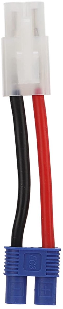 T-hoofdadapter Siliconen Professionele RC Auto EC3 Adapter voor RC Auto's Modelvliegtuig 14AWG