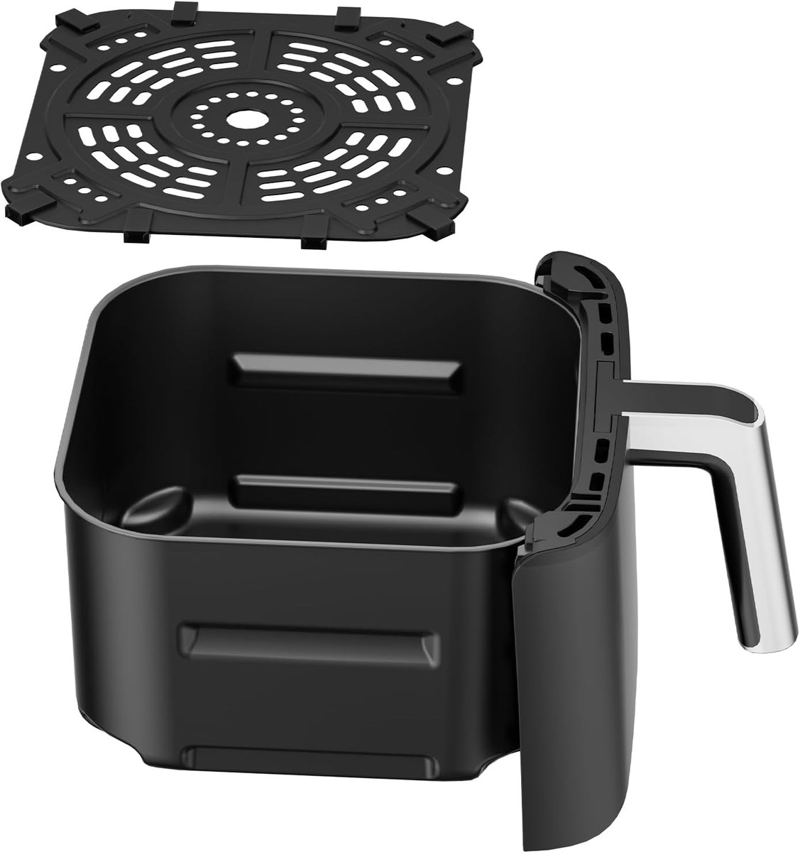 Airfryer-mand en Crisper roosterinzetstuk voor Ninja AF180, 6,2 l, reservemand