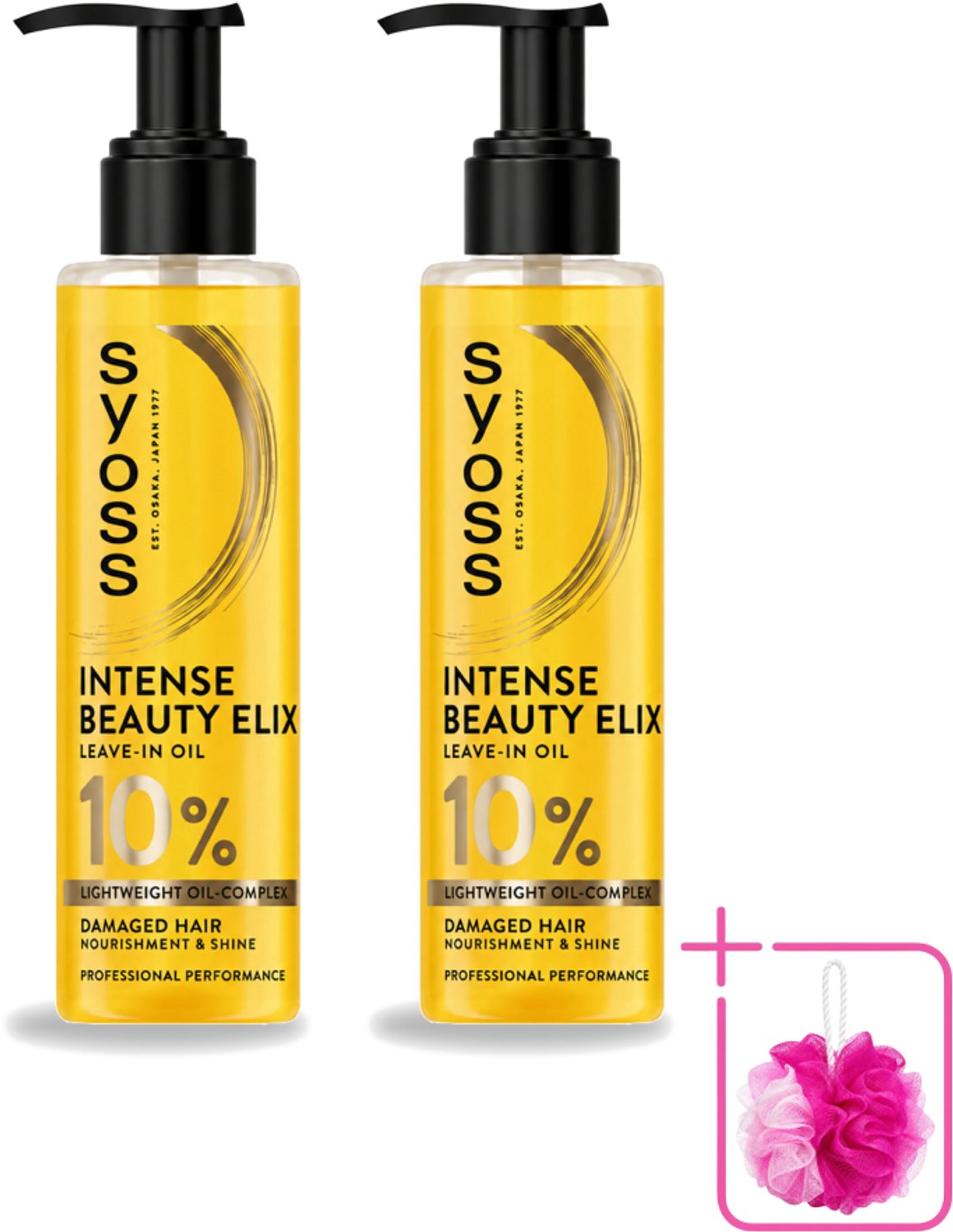 2 x Syoss - Beauty Elixir - Haarolie - Voedt & Glanst - 100 ml - Bulkverpakking - Haarolie - Douchemop - Glans