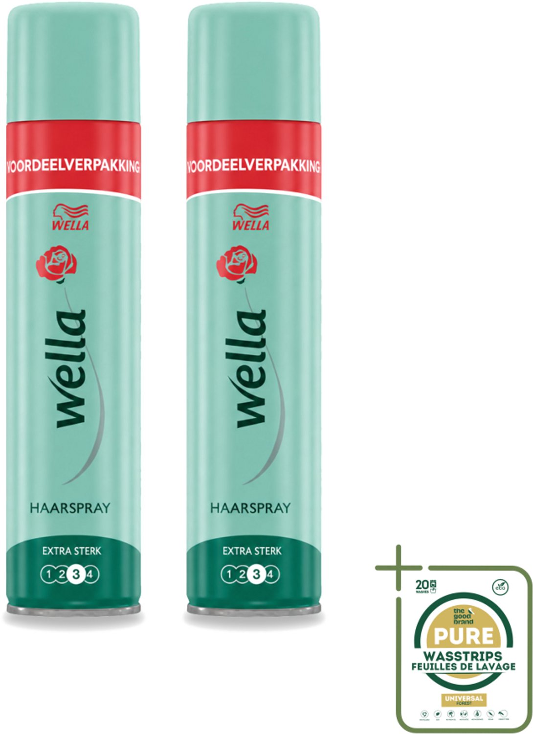 2 x Wella – Forte – Haarspray Extra Strong - 400 ml - Wasstrips - Haarspray - Haarspray Extra Sterk - Haarspray Met UV Bescherming - Haarspray Voor Dagelijkse Gebruik - Haarspray Voor Langdurige Fixatie
