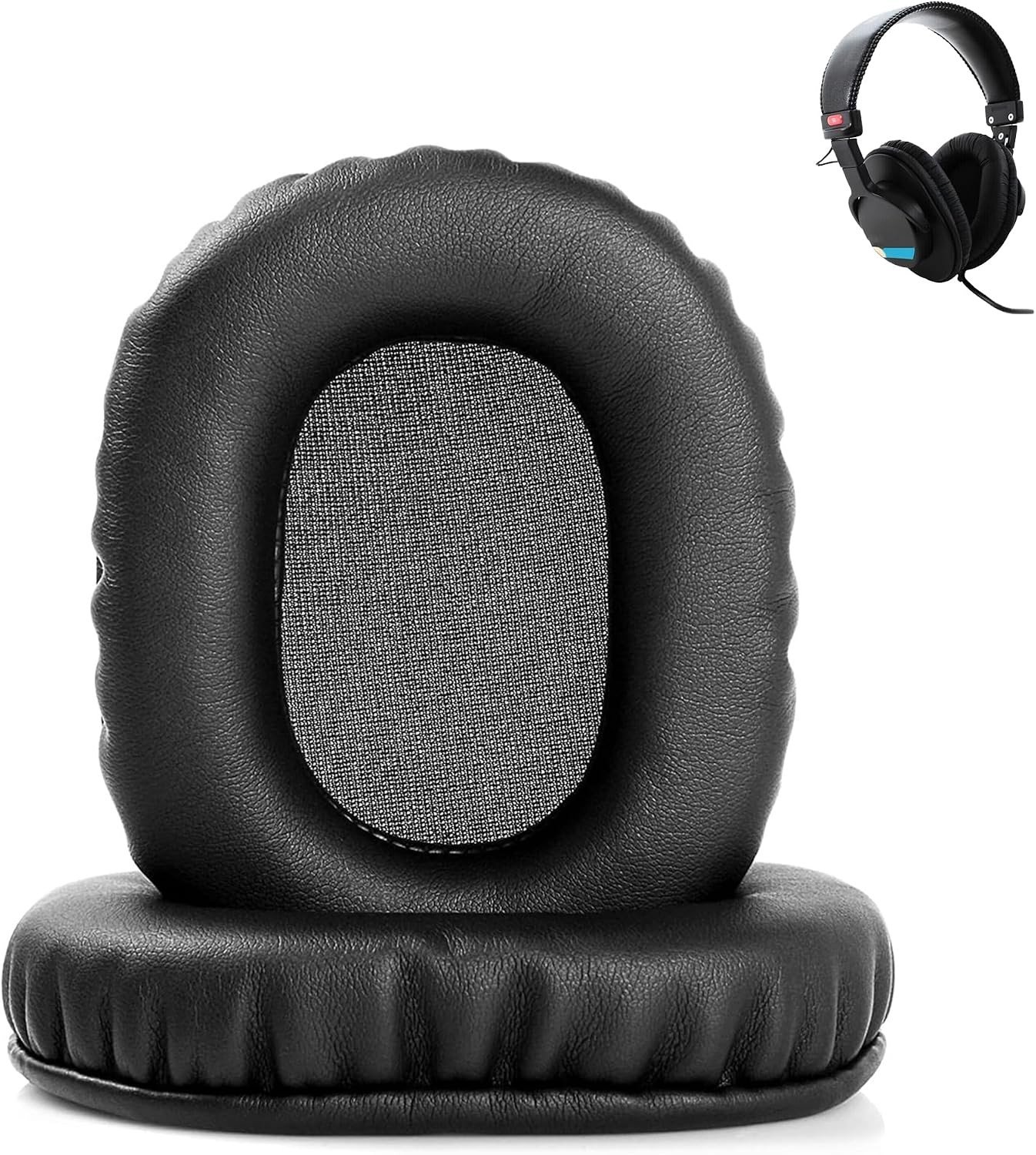 Comfortabele Oorkussens voor Hoofdtelefoons - Vervangende Oorkussens van Echte Leer voor MDR 7506, MDR V6 en MDR CD900ST