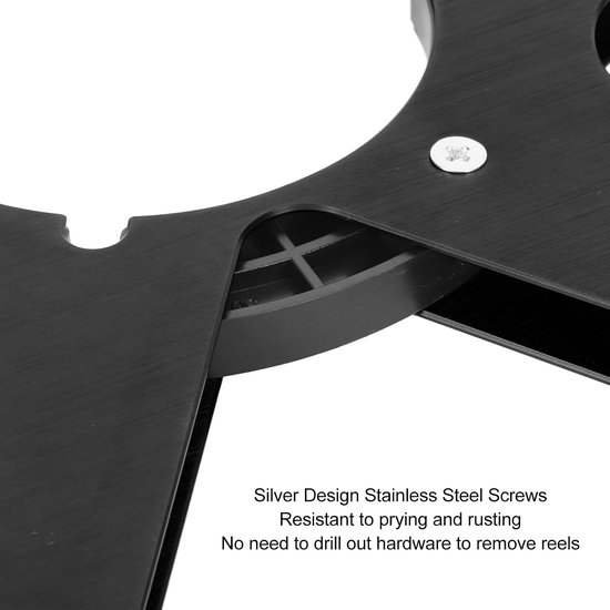 Lege Bandspoel 1/4 Inch 10.5 Inch 6 Gat Universele Open Coil Geluidsbandspoel van Aluminium voor Opname en Studio Gebruik — afbeelding 4