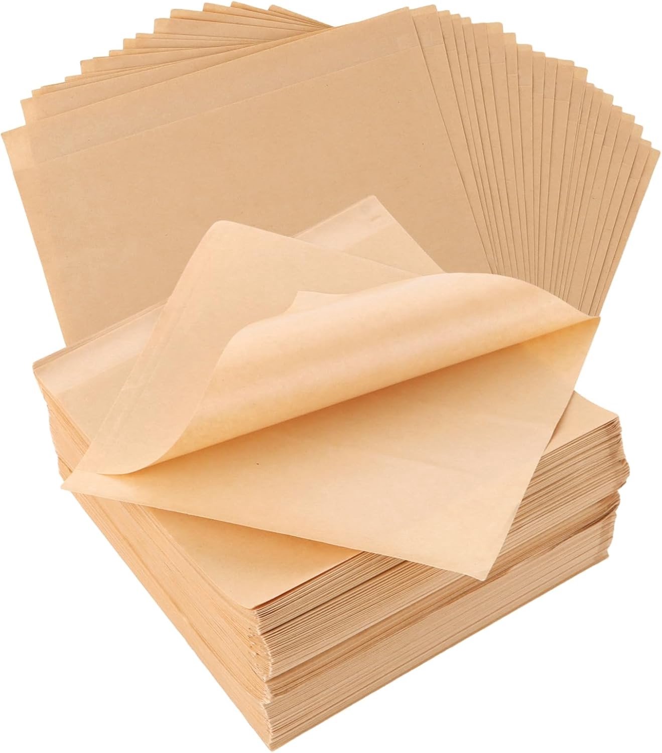 Papier voor Burgers en Snacks, 1000 Stuks, 15 x 15 cm, Deli Papier, Wrap Papier, Frietzakken, Voor Sandwiches en Taarten