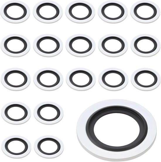 20 stuks pakking dop olieafvoer voor Peugeot Citroen Renault olie afvoerschroef OEM 110265505R, 6079970345, 8200641648, 3121867, 7700266044 — afbeelding 4