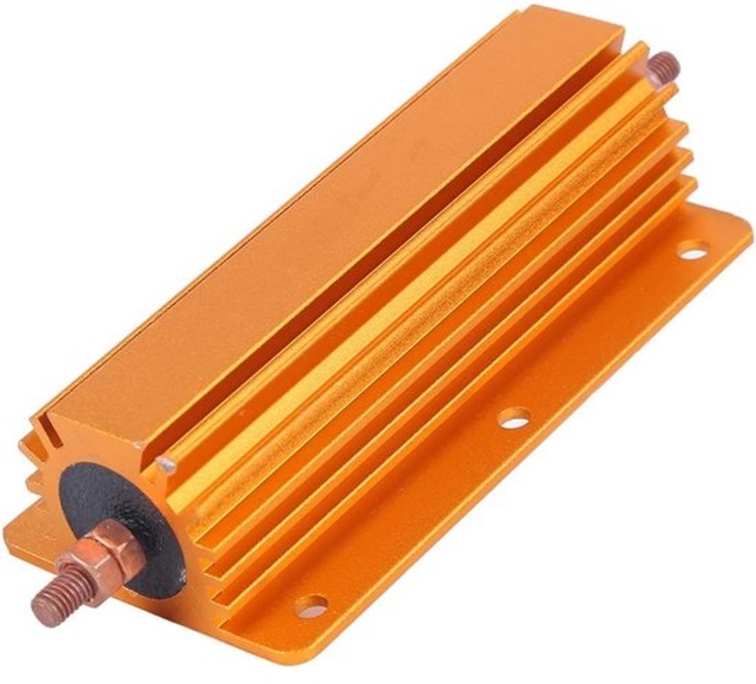 Aluminium behuizing draadgewonden vermogensweerstand 200W 4 Ohm - chassis montage