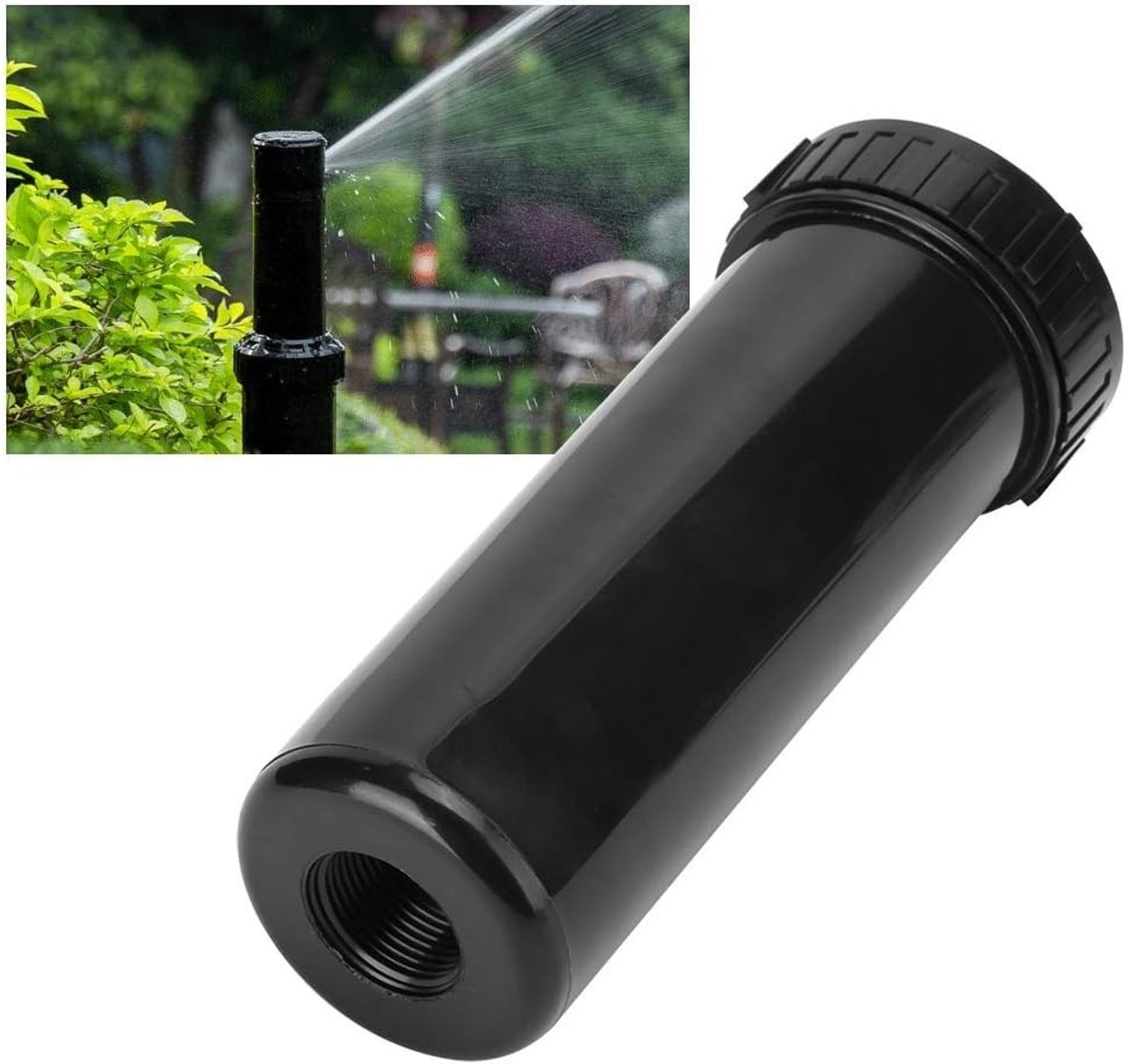 Pop-Up Sprinkler Systeem voor Tuinirrigatie met Rotatiesproeier en Automatische Verstelling voor Optimale Waterverdeling
