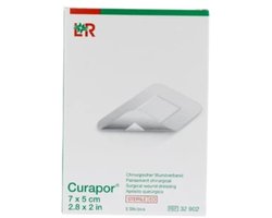 Curapor Wondpleister 7 x 5cm steriel 5 Stuks