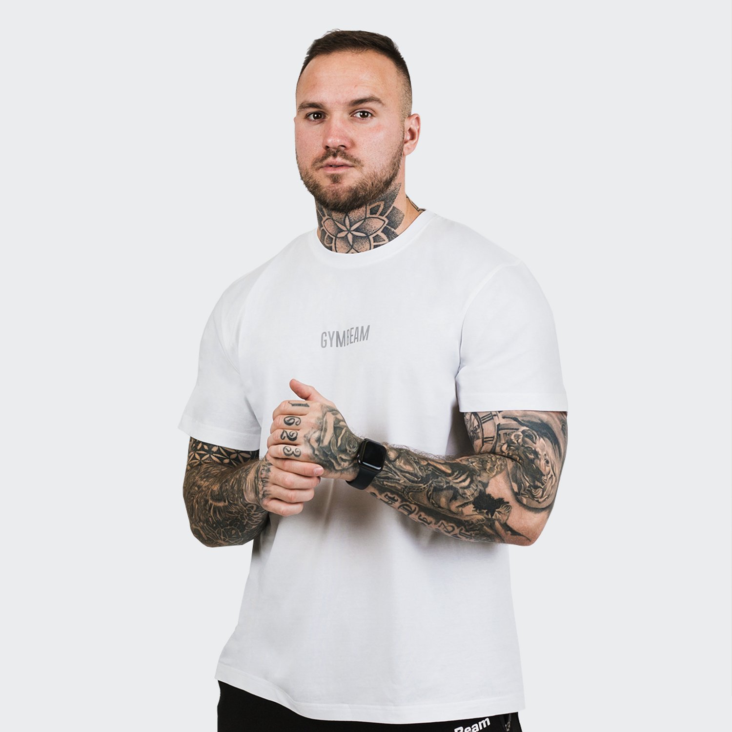 GymBeam FIT T-Shirt Wit XL