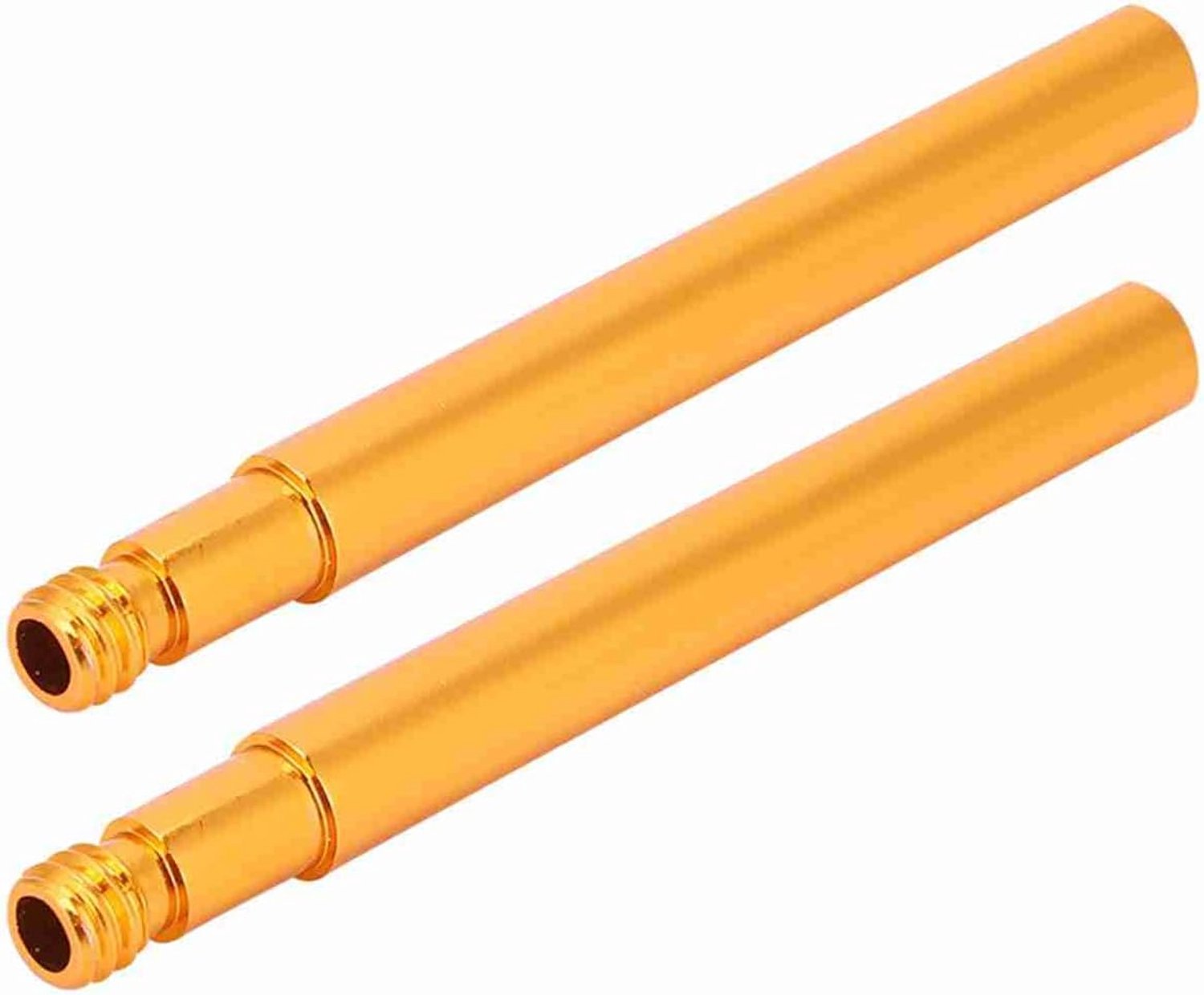 Annadue 2 Stuks 60mm Fiets Presta Ventielverlenger (GOLD)