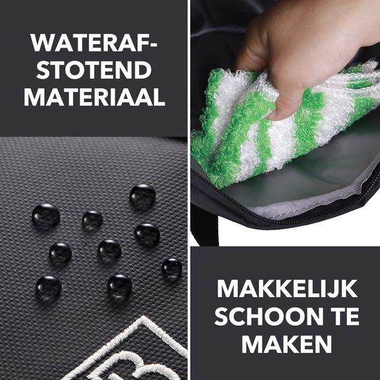 Brisby Koeltas Lunchtas 6L – 4-Laags Geïsoleerd – Inclusief 2 Koelelementen – Waterafstotend – Voor Werk, School & Onderweg – Zwart van Brisby — afbeelding 2