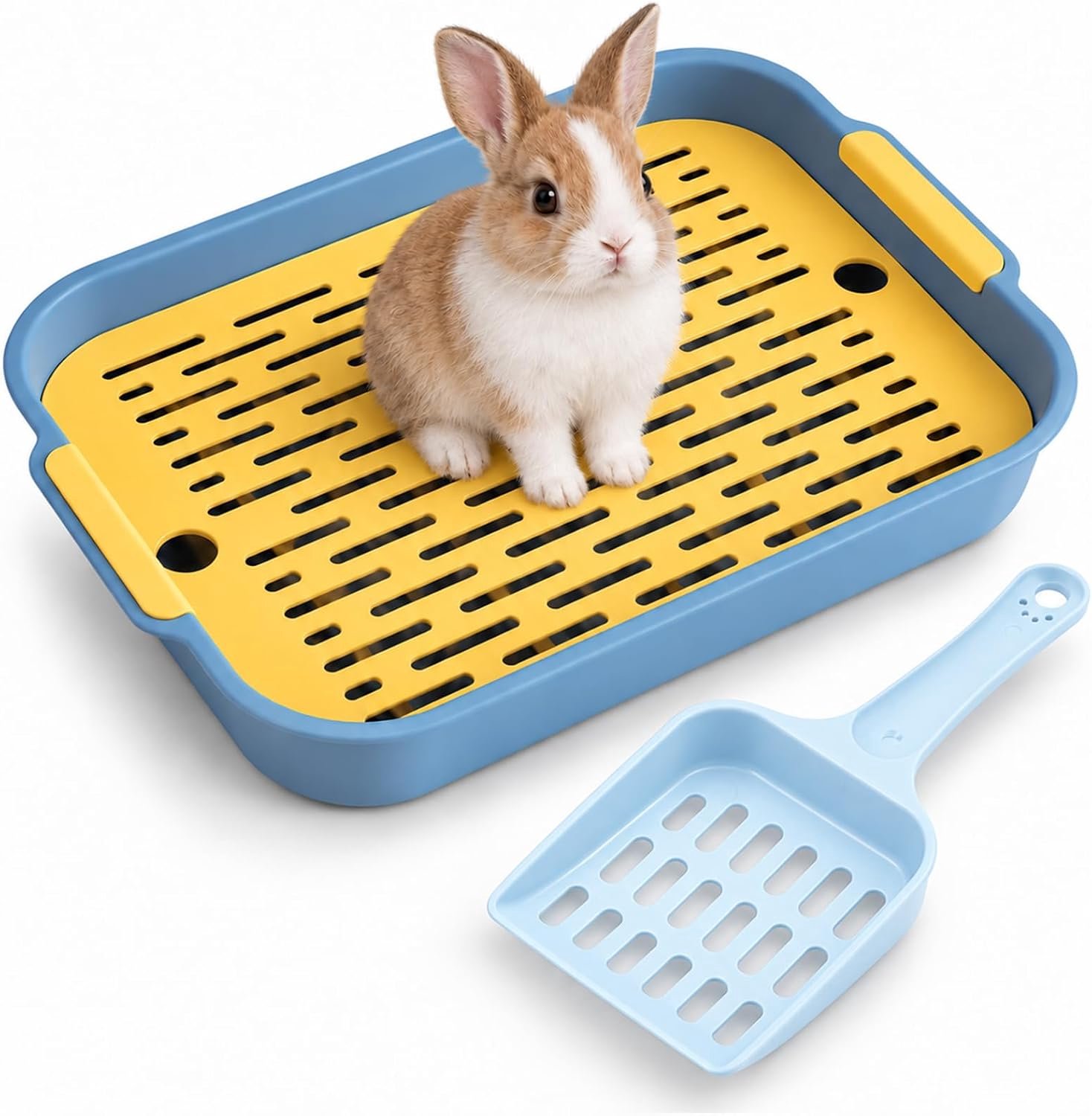 Konijnentoilet, gemakkelijk te reinigen, kattenbak voor konijnen