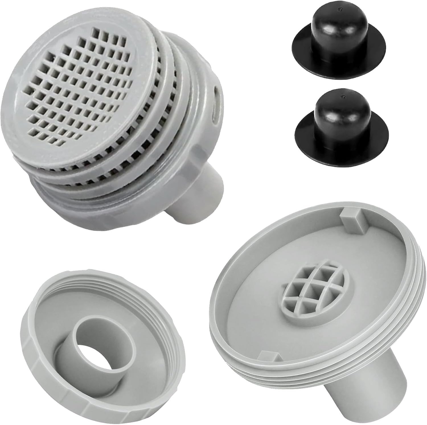 Waterjet aansluitingen voor zwembaden, filteraansluiting 32 mm, accessoires voor bovengrondse zwembaden, efficiënte watercirculatie en duurzame verbindingen