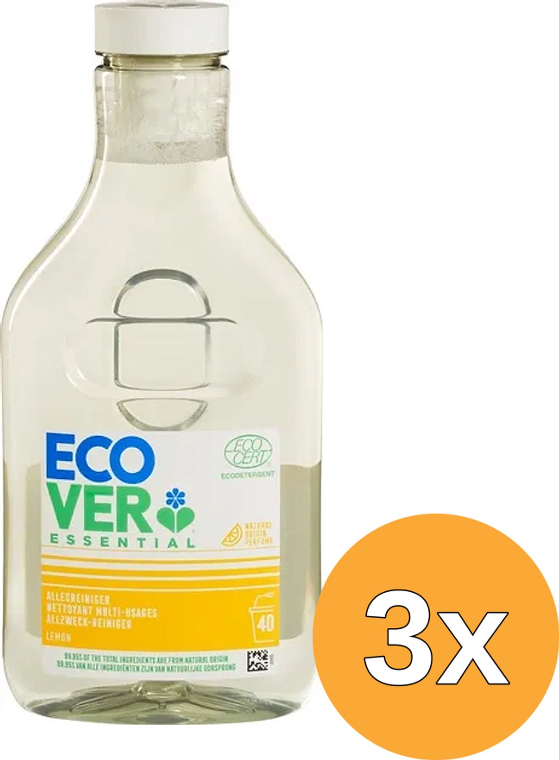 3x Ecover Allesreiniger Citroen (1000 ml)