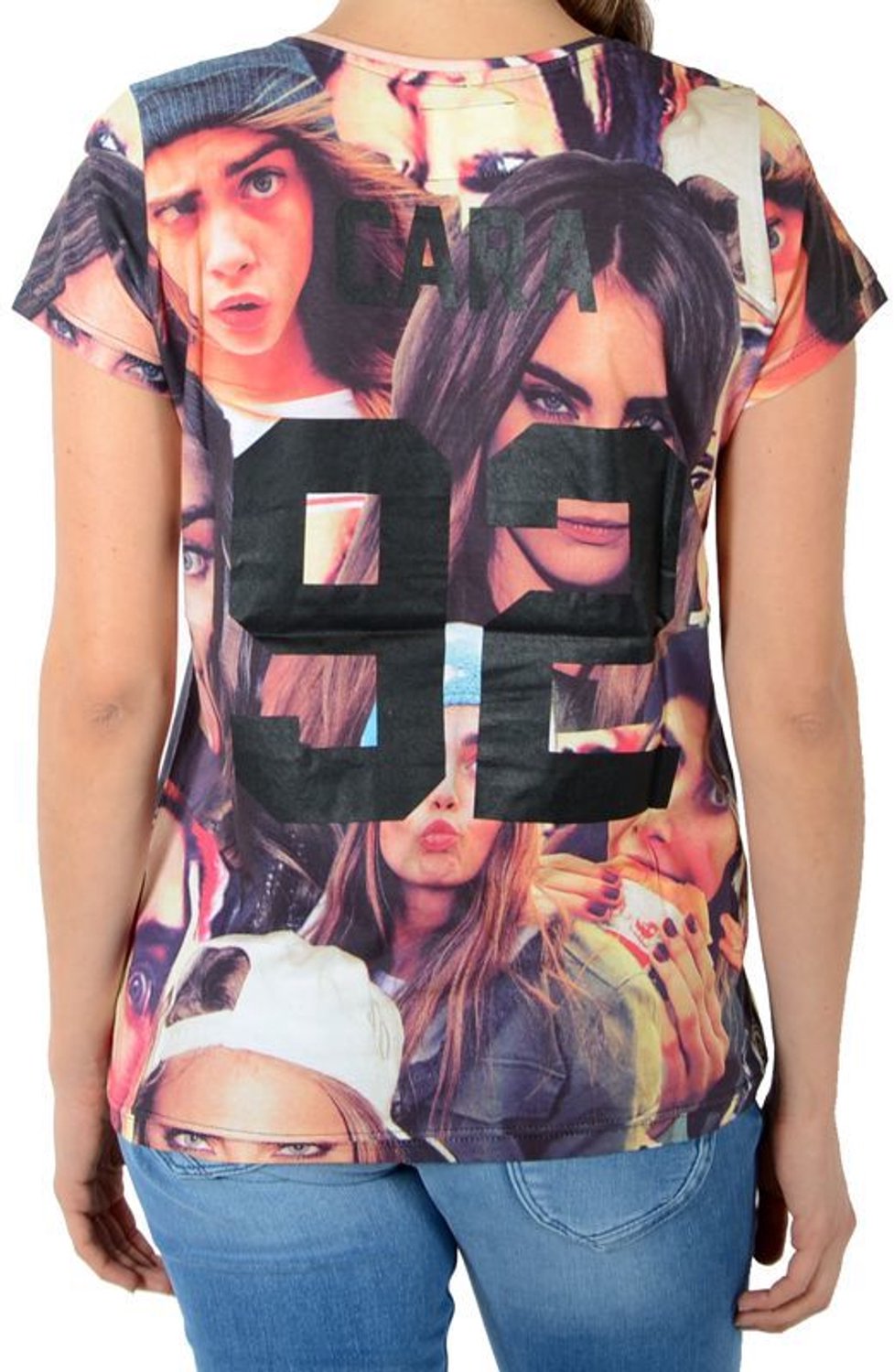 T-shirt met Hara W Olara-print