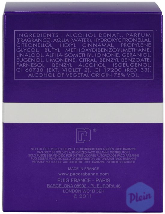Paco Rabanne Ultraviolet 80 ml - Eau de Parfum - Damesparfum
