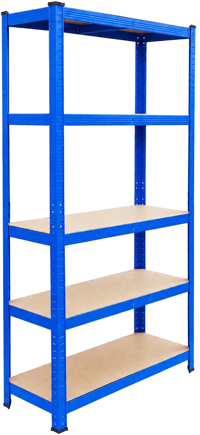 Stellingkast - 180 x 75 x 30 cm - 875 kg - blauw