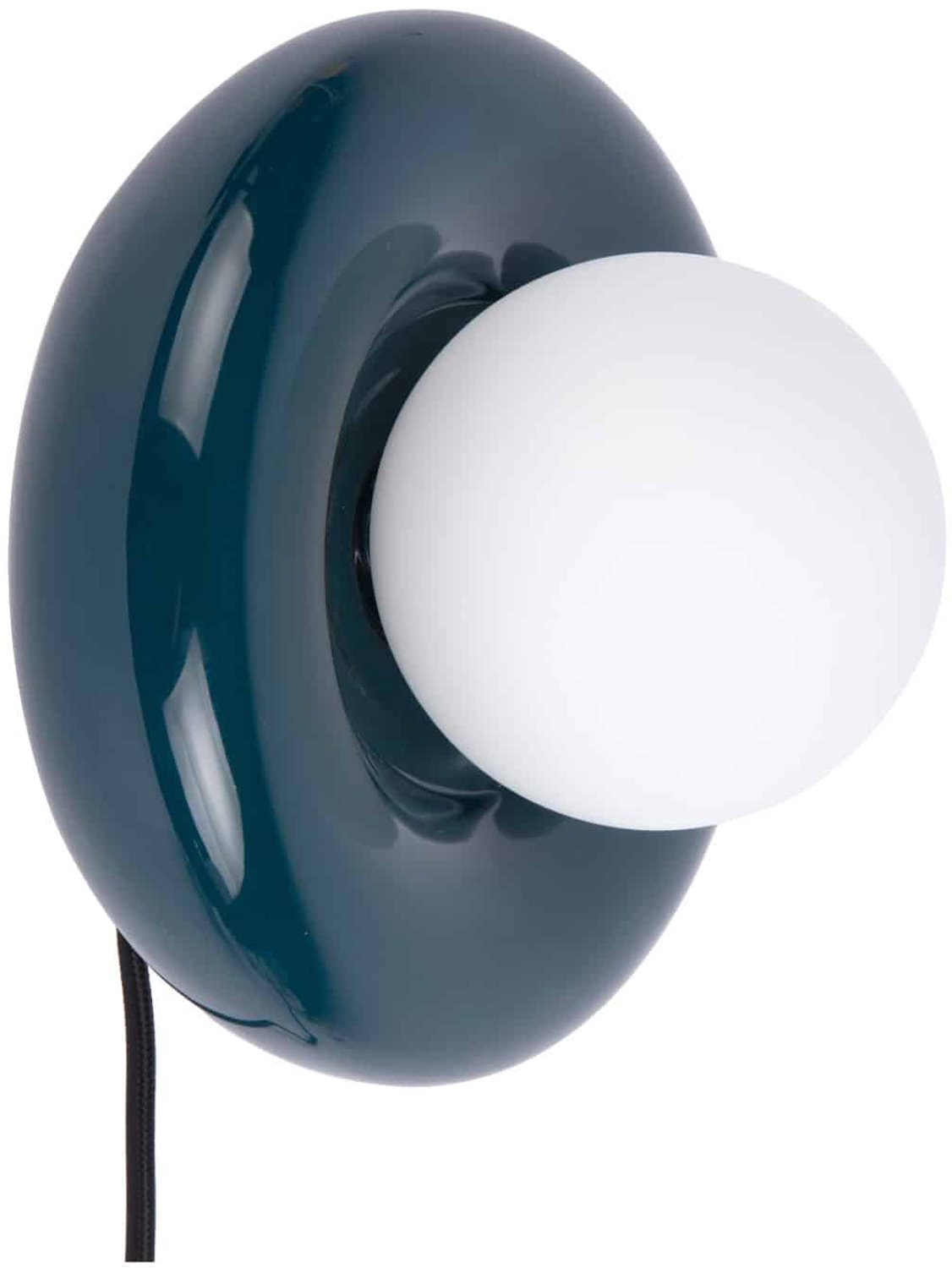 Leitmotiv Wandlamp Catania Ring - Blauw - 17x19x19cm - Binnen Scandinavisch