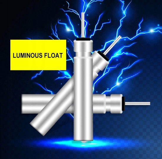 Verlichte Dobber 6g - Kleurwissel Sensor - Inclusief 2 Batterijen & Tube — afbeelding 2