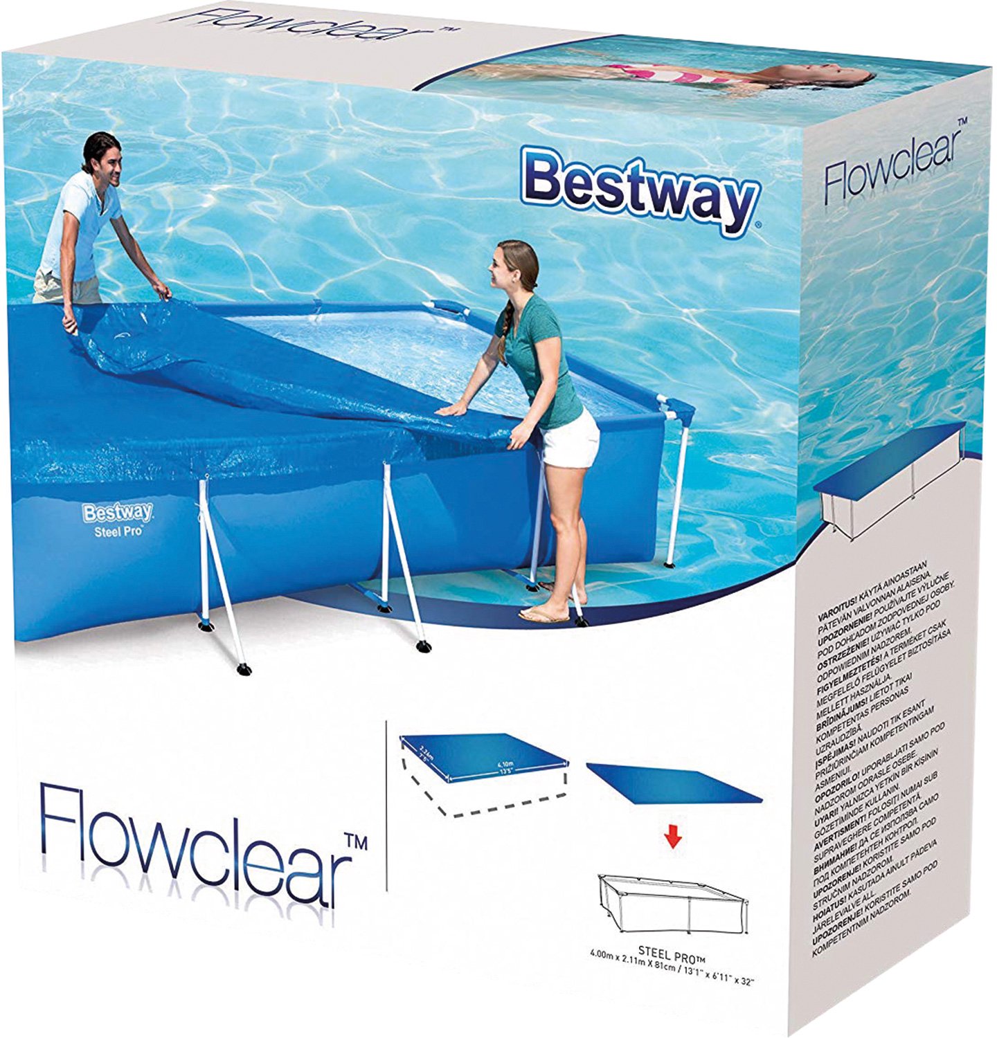 Bestway Afdekzeil 400 x 211 cm Framepool