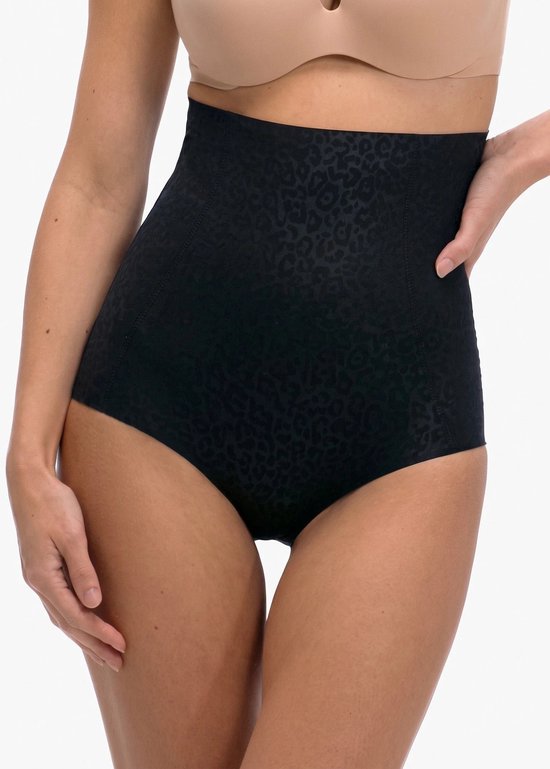 Maxi Sexy Hi Brief | Leopard Black