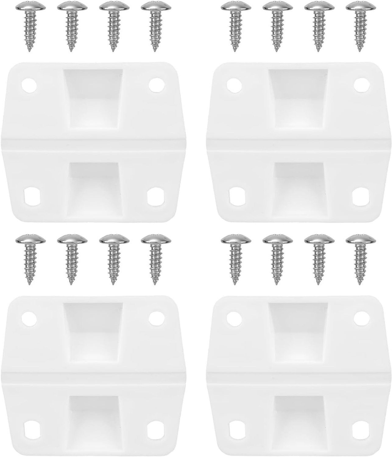 Vervangende Cooler Scharnieren Set van 4 Stuks, Inclusief 16 Schroeven voor Diverse Modellen en Duurzaam Gebruik