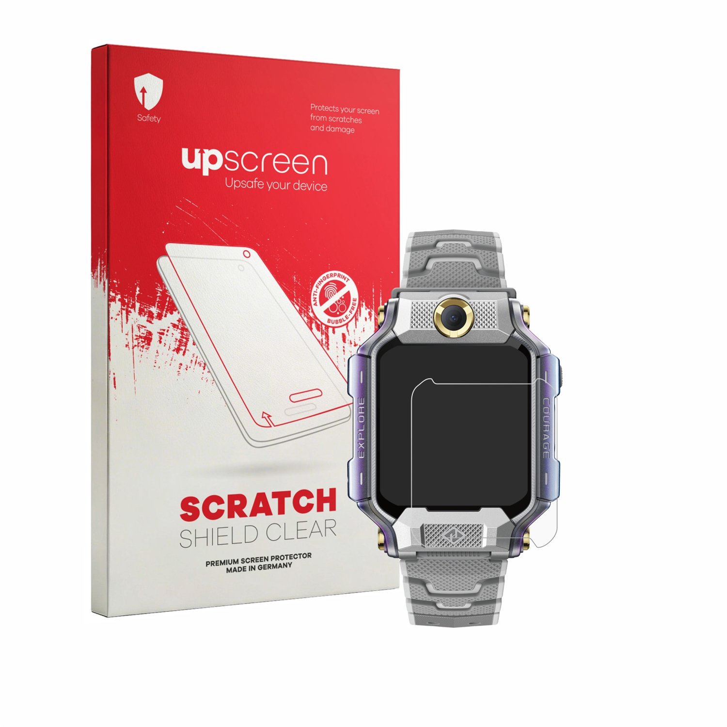 upscreen - Screenprotector voor Imoo Smartwatch X10 1.6" - Folie Beschermfolie transparant
