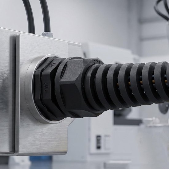 20 Stuks Waterdichte Kabelwartel met Verstelbare Flexibele Spiraal Nylon Kabelklem met Afdichtingen voor Kabelbescherming Langdurige Levensduur — afbeelding 4